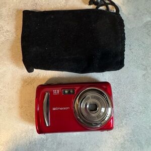Emerson EDC240 Digital Camera 12.0MP Red